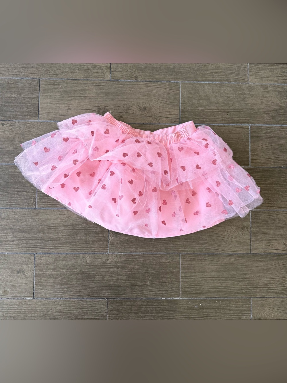 Janie and Jack Pink Heart Tulle Princess Tutu